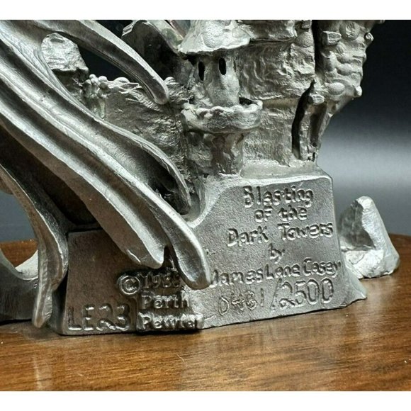 James Lane Casey Blasting of the Dark Towers 1988 Perth Pewter Limited Edition - Picture 5 of 14